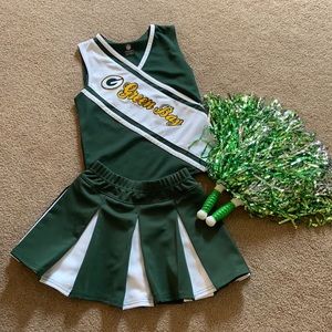 Green Bay Packers Cheerleader Costume, Girls M